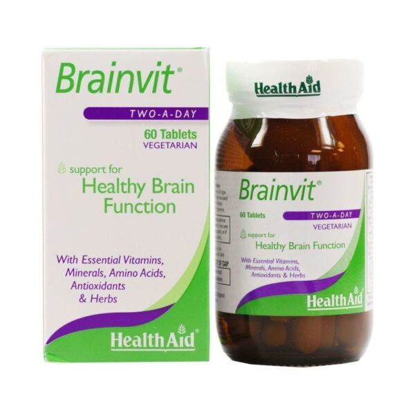 Health Aid Brainvit Συμπλήρωμα για την Μνήμη 60 ταμπλέτες