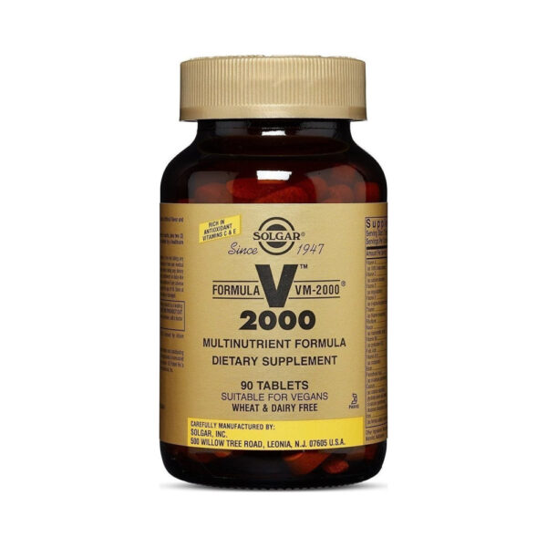 Solgar Formula VM-2000 Multinutrient System for the 21st Century Βιταμίνη για Ενέργεια 90 ταμπλέτες
