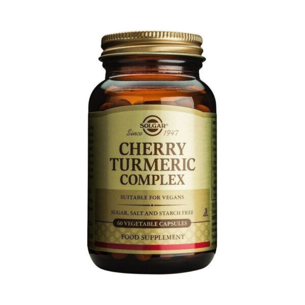 Solgar Cherry Turmeric Complex 60 φυτικές κάψουλες