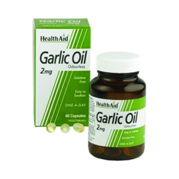 Health Aid Garlic Oil 2mg 30 φυτικές κάψουλες