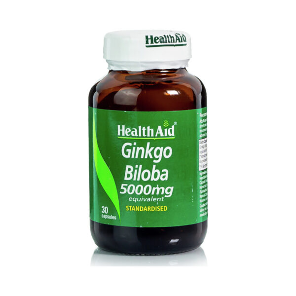 Health Aid Ginkgo Biloba 5000mg 30 κάψουλες