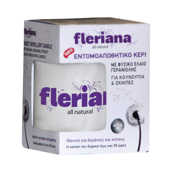Fleriana Εντομοαπωθητικό Κερί για Κουνούπια 130gr