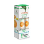 Power Of Nature Vitamin C 1000mg & Vitamin D3 1000iu Stevia + Vitamin C 500mg Βιταμίνη για Ενέργεια & Ανοσοποιητικό 1000iu 1000mg Πορτοκάλι 44 αναβράζοντα δισκία - Image 3