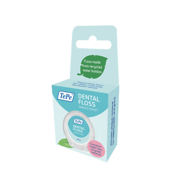 TePe Κερωμένο Οδοντικό Νήμα με Γεύση Μέντα 40m
