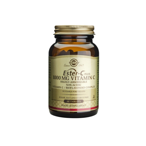 Solgar Ester-C Plus Βιταμίνη για Ενέργεια & Ανοσοποιητικό 1000mg 60 ταμπλέτες