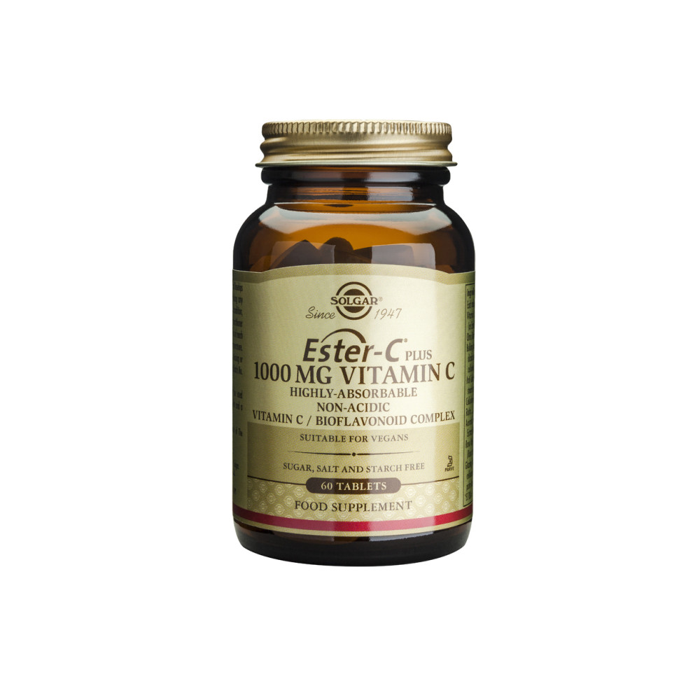 Solgar Ester-C Plus Βιταμίνη για Ενέργεια & Ανοσοποιητικό 1000mg 60 ταμπλέτες - Image 1
