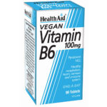 Health Aid B6 Vitamin Βιταμίνη 100mg 90 ταμπλέτες