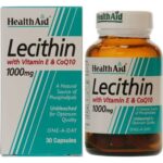 Health Aid Lecithin with Vitamin E & Q10 Συμπλήρωμα Διατροφής με Λεκιθίνη 1000mg 30 κάψουλες - Image 6
